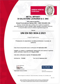 Iso-3834 - Metal Impianti